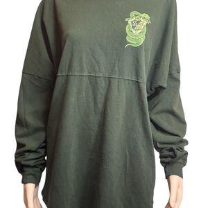 Womens Harry Potter slytherin spirit Jersey green XL EUC